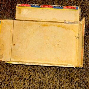 UC vintage King Edward Imperial box no lid, side open 2/4. Classic Hollywood